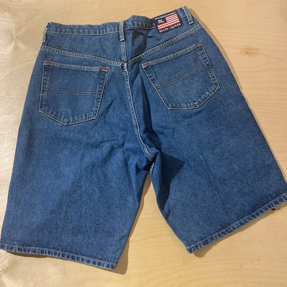 Ralph Lauren Polo Jean Company Blue Denim Men's Shorts 34 (OK)